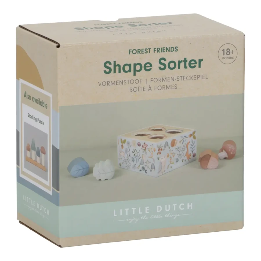 Sorter kształtów Forest Friends FSC / Little Dutch