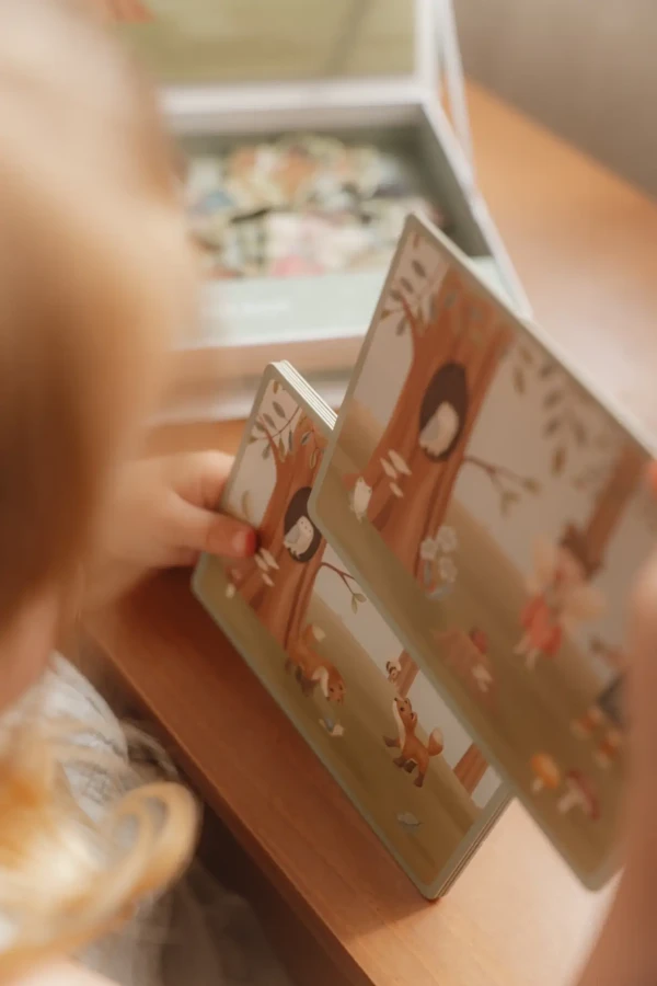 Magnesy w pudełku Forest Friends FSC / Little Dutch