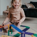 Klocki magnetyczne Race Track Intense - 65 el. / Cleverclixx