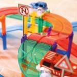 Klocki magnetyczne Race Track Intense - 65 el. / Cleverclixx