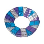 Klocki magnetyczne Mega Ice Crystal Pack - 180 el. / Cleverclixx