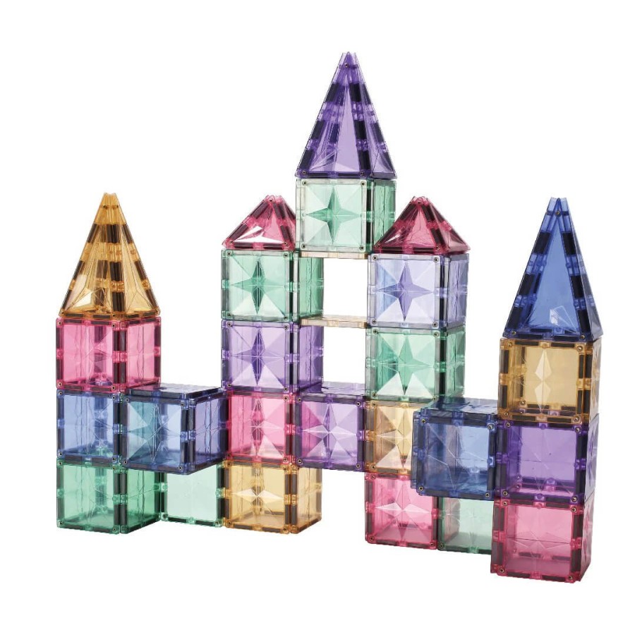 Klocki magnetyczne Mega Creative Pack Pastel - 210 el. / Cleverclixx