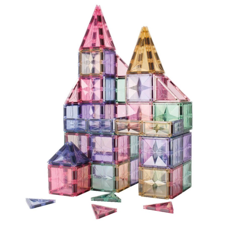 Klocki magnetyczne Mega Creative Pack Pastel - 210 el. / Cleverclixx