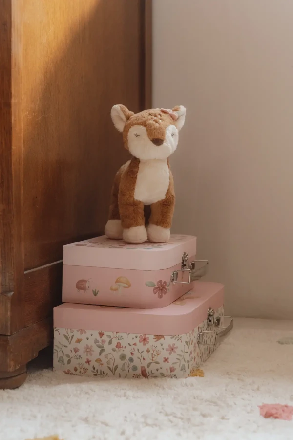 Zestaw 2 walizeczek Fairy Garden różowy FSC / Little Dutch