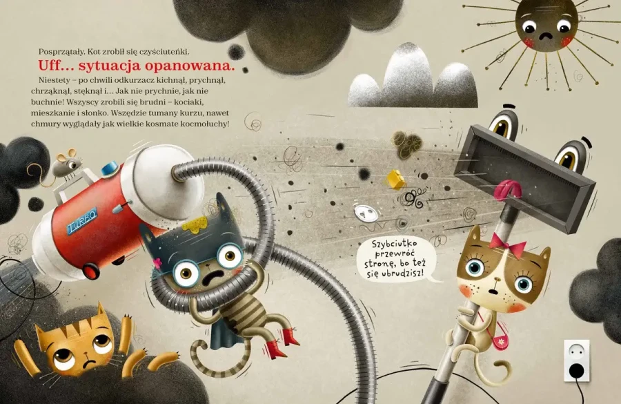 Kociaki łobuziaki i mydło brudzidło / Wydawnictwo Nasza Księgarnia