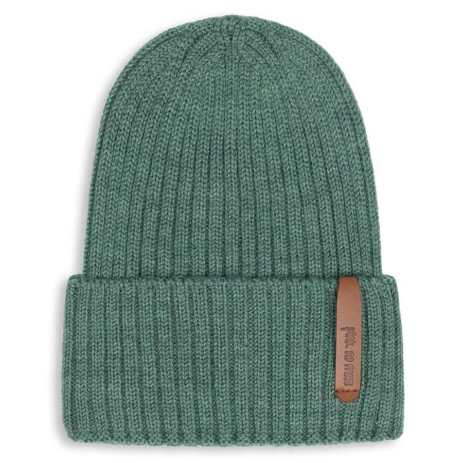 Czapka Beanie Merino FOREST / Pink no more