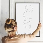 Metryczka #1 / Minimal Line - Klaudia Mączka-Rzewuska