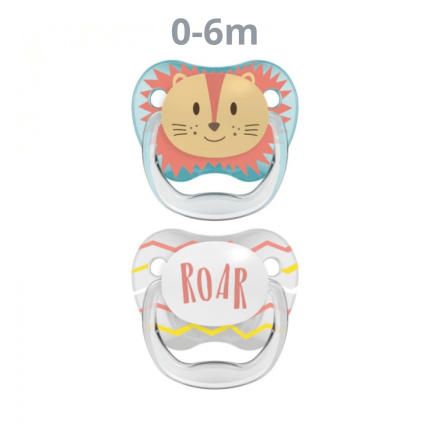 Smoczki Prevent motyl, kolekcja "zwierzęta", 2-pack, niebieski / Dr Brown's 