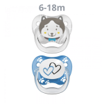 Smoczki Prevent motyl, kolekcja "zwierzęta", 2-pack, niebieski / Dr Brown's