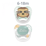 Smoczki Prevent motyl, kolekcja "zwierzęta", 2-pack, różowy / Dr Brown's