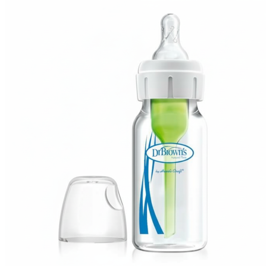 Butelka standard Options+ szkło, 120 ml /  Dr Brown's