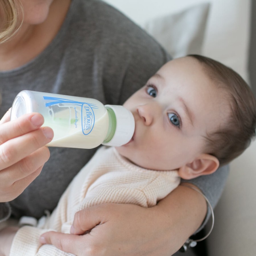 Butelka standard Options+ szkło, 120 ml /  Dr Brown's