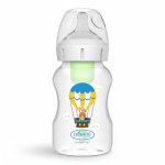 Butelka szeroka szyjka Options+ ze smoczkiem 3m+, 330 ml, królik z balonami /  Dr Brown's