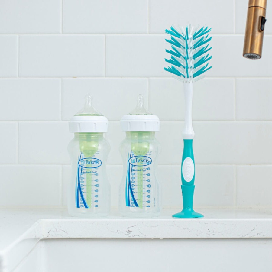 Szczotka do czyszczenia butelek lux, niebieska / Dr Brown's