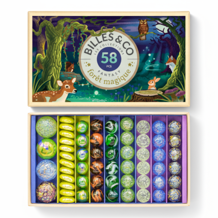 Szklane kulki MAGICZNY LAS / Billes & Co