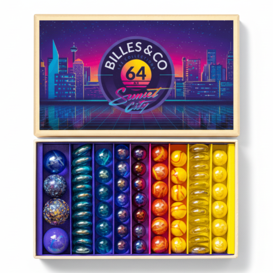 Szklane kulki MIASTO / Billes & Co