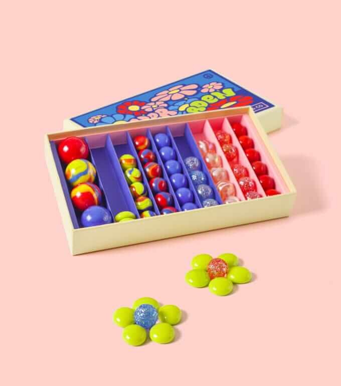 Szklane kulki KWIATOWY OGRÓD / Billes & Co