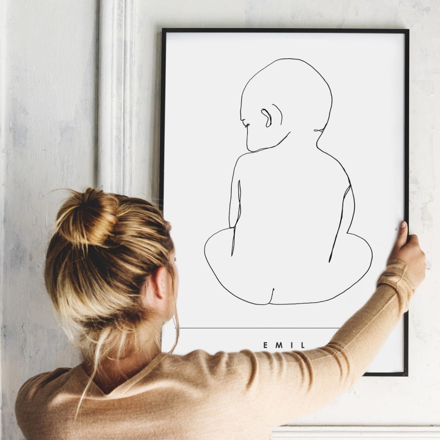 Metryczka #4 / Minimal Line - Klaudia Mączka-Rzewuska