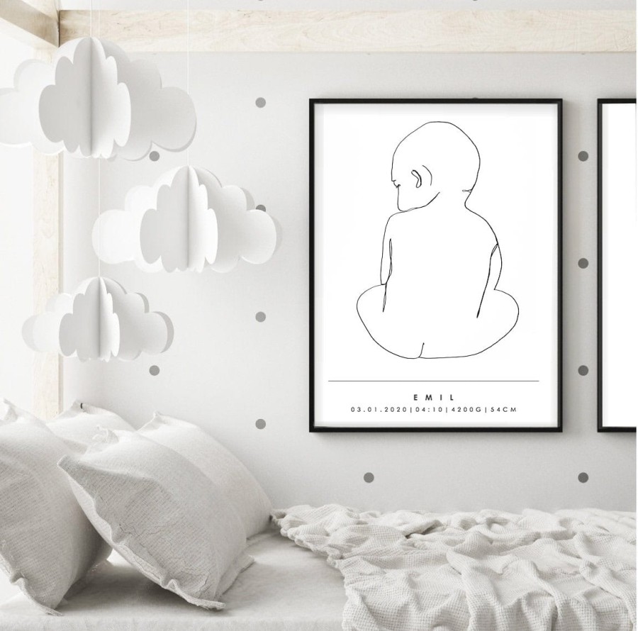Metryczka #4 / Minimal Line - Klaudia Mączka-Rzewuska