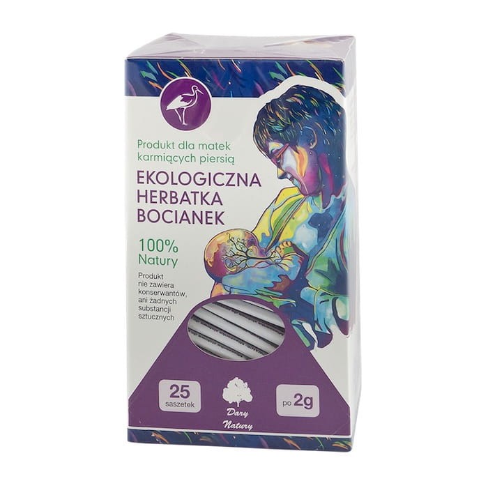 Ekologiczna herbatka Bocianek dla matek karmiących piersią / Dary Natury