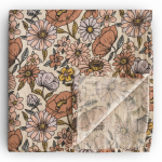 Otulacz z ogarnicznej bawełny - Retro Flowers / Mushie