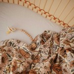 Otulacz z ogarnicznej bawełny - Retro Flowers / Mushie