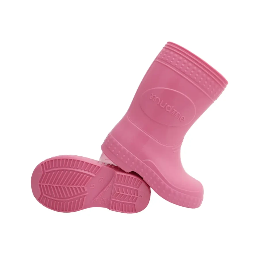 Kalosze dziecięce - bubble gum / Mudme
