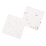 Zestaw pieluszek bambusowych o splocie muślinowym Owieczki 50x50 2 szt. / Samiboo