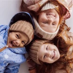 Zimowa czapka z wełny merino - cream / Strojmisie