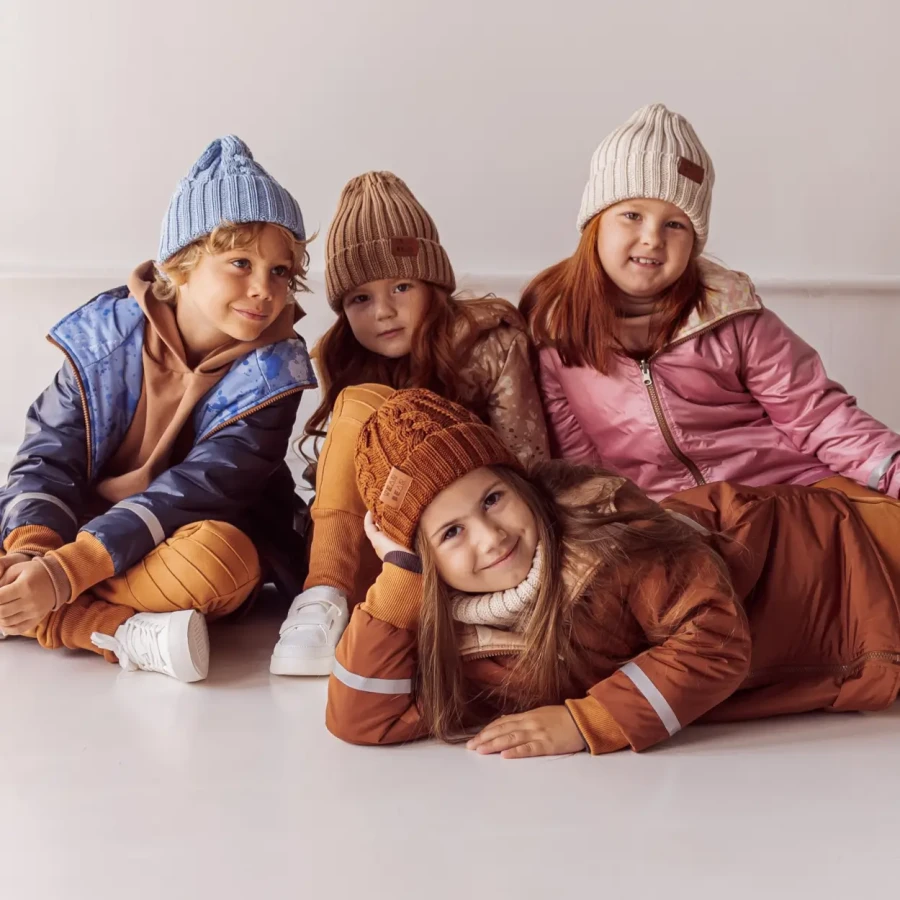 Zimowa czapka z wełny merino - light blue / Strojmisie