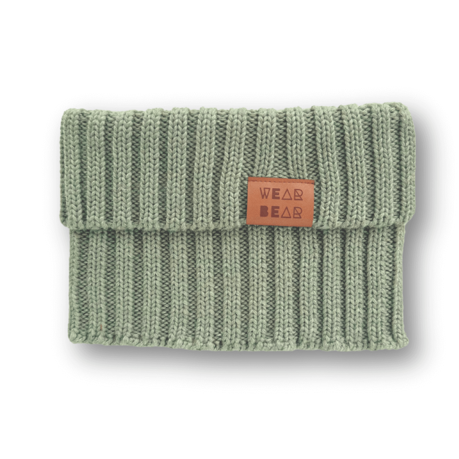 Komin z wełny merino - light green / Strojmisie