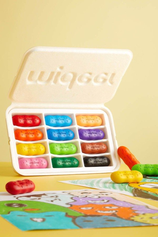 Pierwsze kredki świecowe (12 szt.) / Mideer