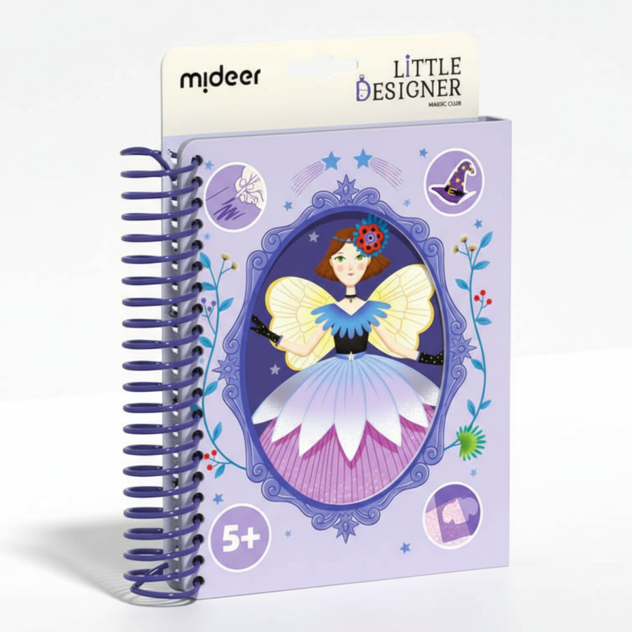 Zeszyt kreatywny małego projektanta - Magiczny Klub / Mideer