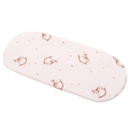 Prześcieradło bambusowe do gondoli, kosza mojżesza, kołyski Rocking Horses / Samiboo