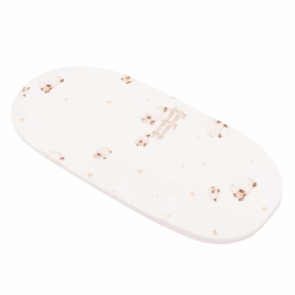 Prześcieradło bambusowe do gondoli, kosza mojżesza, kołyski Owieczki / Samiboo