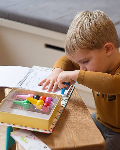 Kredki Wesołe Bazgroły - zwierzęta / Tiger Tribe