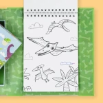 Zestaw kolorowanek - Dinozaury / Tiger Tribe