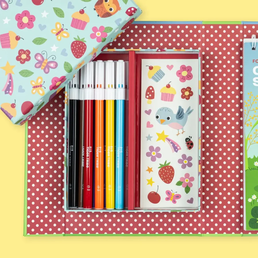 Zestaw kolorowanek - Leśne wróżki / Tiger Tribe