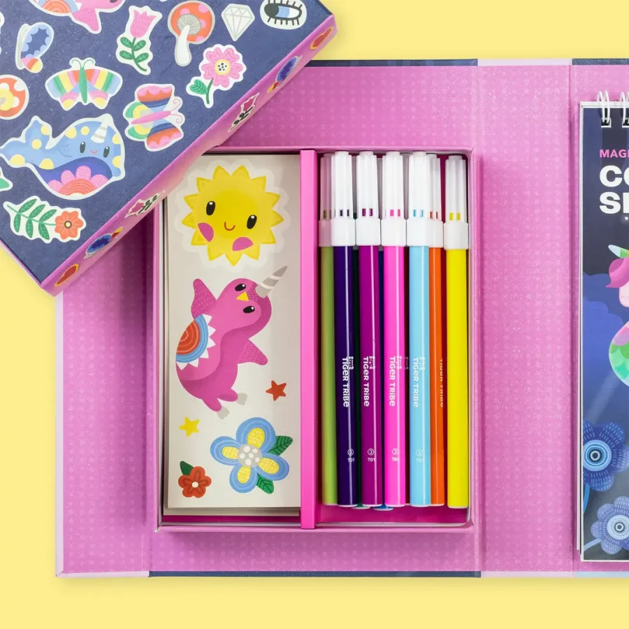 Zestaw kolorowanek - Magiczne Stworzenia / Tiger Tribe