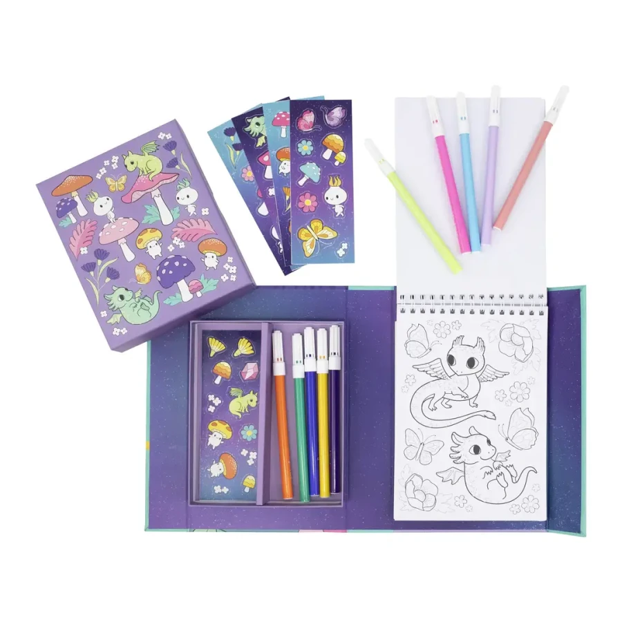 Zestaw kolorowanek - Mistyczny Las / Tiger Tribe