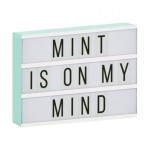 Lampa Lightbox LED A4 Mint / A Little Lovely Company
