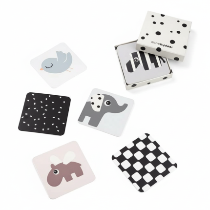 Karty kontrastowe dla niemowlaka 10 szt. Elphee / Done by Deer