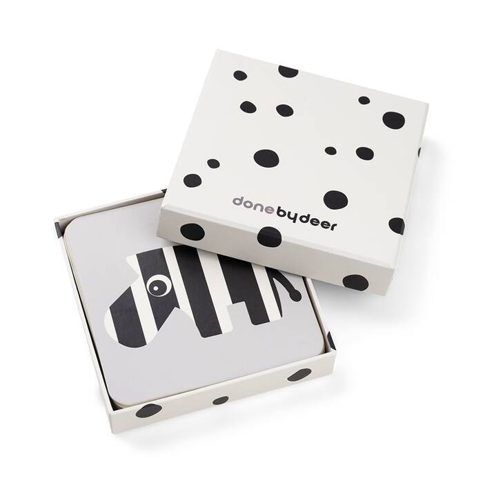 Karty kontrastowe dla niemowlaka 10 szt. Elphee / Done by Deer (