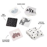 Karty kontrastowe dla niemowlaka 10 szt. Elphee / Done by Deer (