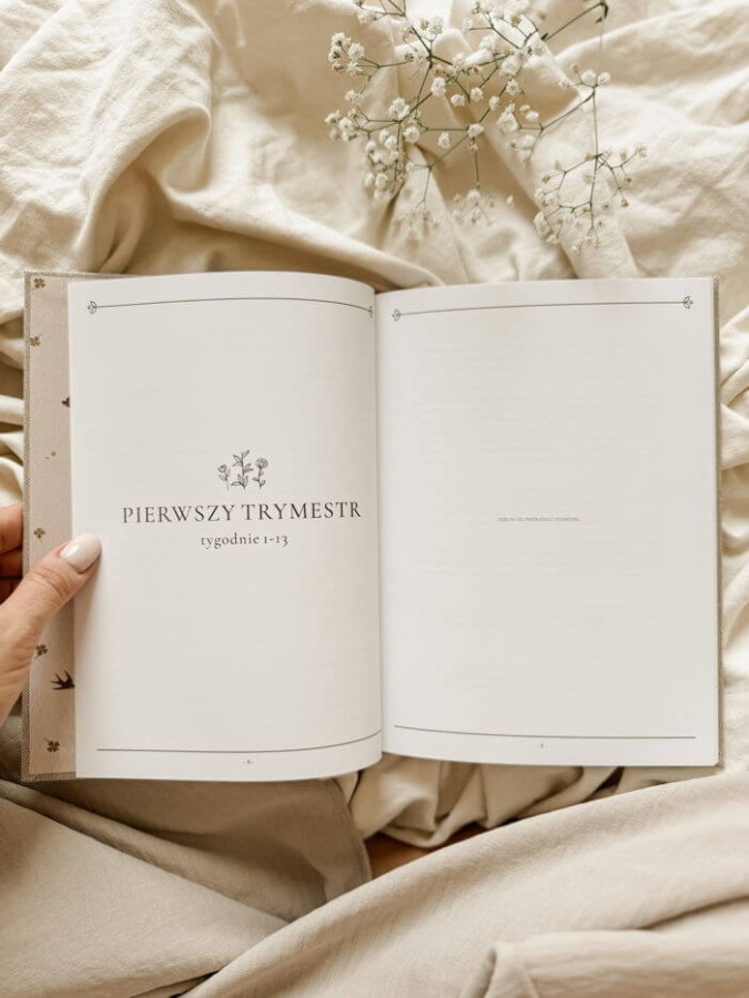 Pamiętnik ciąży - oh mama Warm Linen