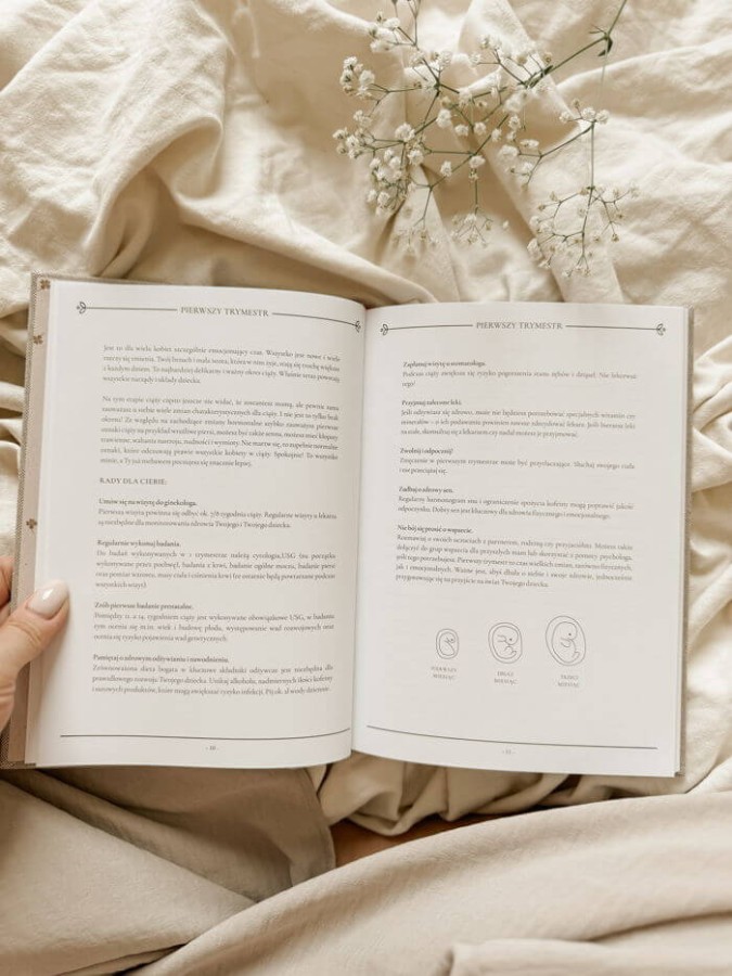 Pamiętnik ciąży - oh mama Warm Linen