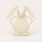 Gryzak z naturalnego kauczuku - cream / Moonie