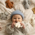 Gryzak z naturalnego kauczuku - cream / Moonie