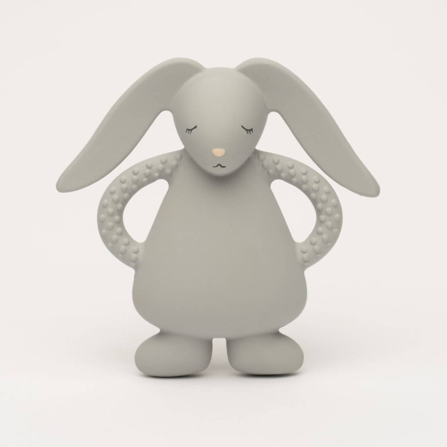 Gryzak z naturalnego kauczuku - silver / Moonie