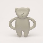 Gryzak z naturalnego kauczuku - miś gray / Moonie